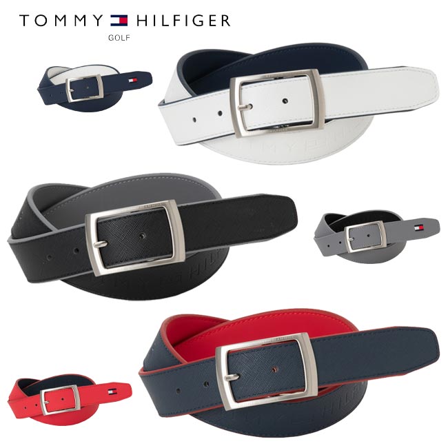 【2025年秋冬模範例】 TOMMY HILFIGER GOLF (トミー ヒルフィガー ゴルフ) 胴締め リヴァーシブル THMB5FV2 BELT 【B-ONE-Y】