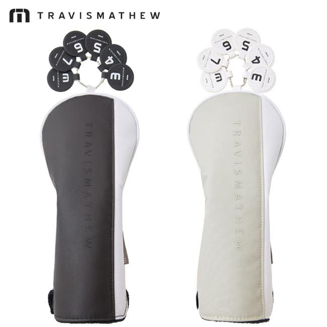 TRAVISMATHEW (トラヴィスマシュー） 7AN929 RTM ユーティリティウッドヘッドカバー UT/番手3,4,5,7,9対応 ポリエステル ゴルフ UT用 【B-ONE-Y】