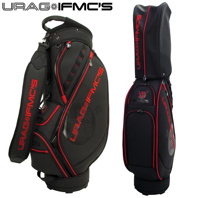 URAG IFMC\u0027S ウラッグイフミックス URAGCB01  カートキャディバッグ CADDIE BAG 9型 46in相応う 色合い:黒いこと 【B-ONE】