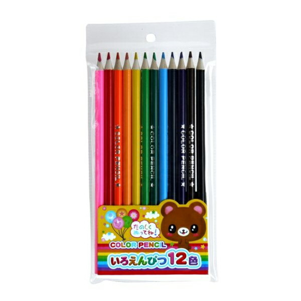 楽天市場】色鉛筆 ツインタイプ 10本入 (100円ショップ 100円