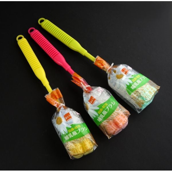 哺乳瓶ブラシ 抗菌 全長28.5cm 色指定不可 100均 100円ショップ 100円均一 100均一 哺乳瓶ブラシ 抗菌 全長28.5cm 色指定不可 100均 100円ショップ 100円均一 100均一