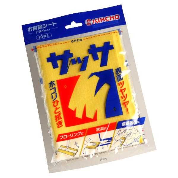 【楽天市場】お掃除シート サッサ ドライタイプ 10枚入:100円雑貨&日用品卸-BABABA