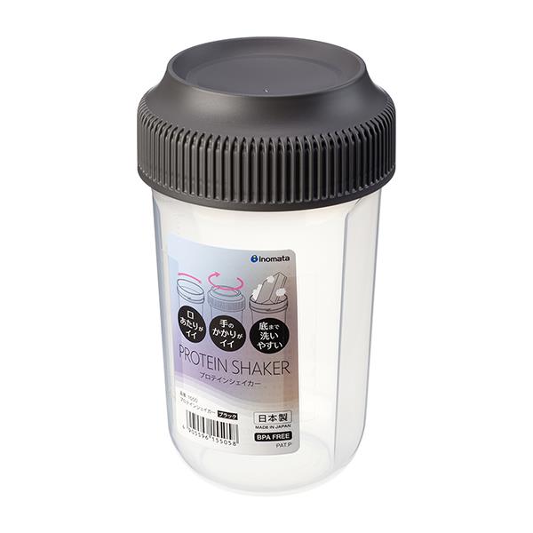 【楽天市場】プロテインシェイカー ブラック 容量560ml (100円ショップ 100円均一 100均一 100均)：100円雑貨＆日用品卸