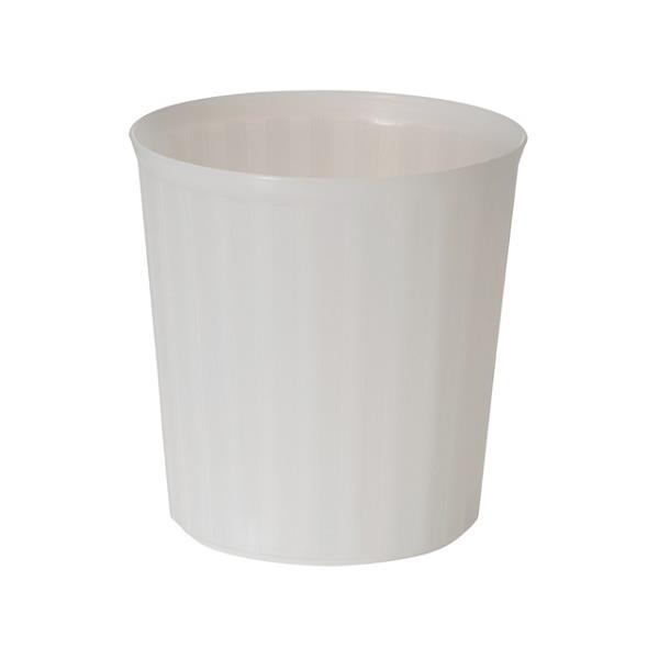 楽天市場】ダストボックス 楕円形 ホワイト 容量4.3L (100円