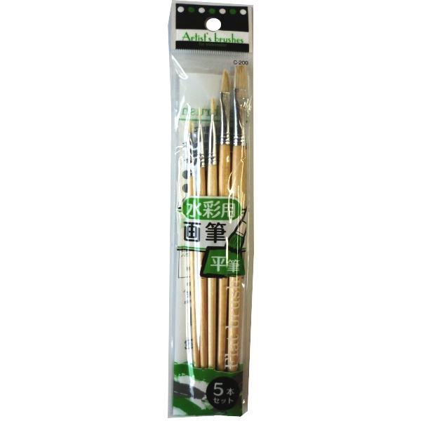 楽天市場】ナイロン画筆 平型 12号 (100円ショップ 100円均一