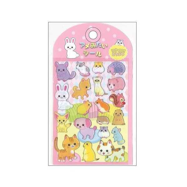 かわいらしく　あめみた〜いシール 100景品 あめみた～いシール（キラあま！）|【堀商店】景品