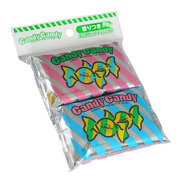 送料込☆希少☆キャンディキャンディ シール付き ポケットティッシュ 4個入×5袋 送料込☆希少☆キャンディキャンディ シール付き ポケット