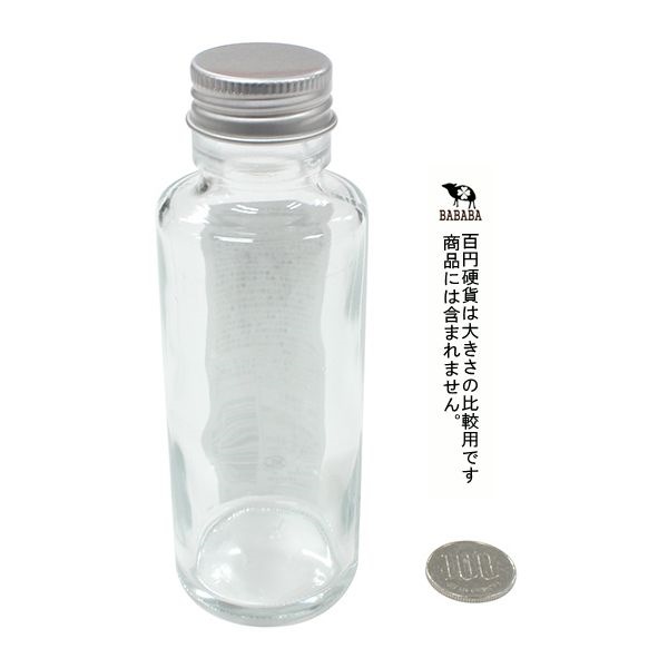 【楽天市場】ガラスボトル 円柱型 110ml：100円雑貨＆日用品卸-BABABA