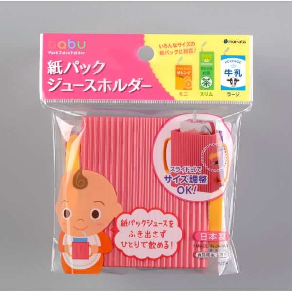 楽天市場 紙パックジュースホルダー ピンク 100円雑貨 日用品卸 Bababa