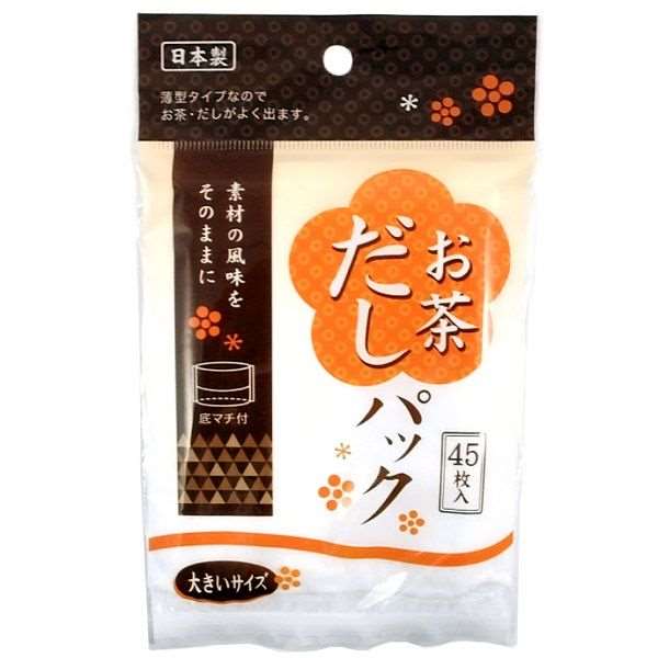 【楽天市場】お茶・だしパック 大きいサイズ（9．5×12cm） 45枚入 (100円ショップ 100円均一 100均一 100均)：100円