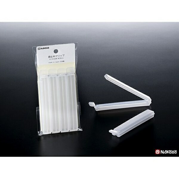 片手で楽とじフードクリップ Amazon｜袋止めクリップ【18.5cm】食品保存 防湿 袋とじ キッチン