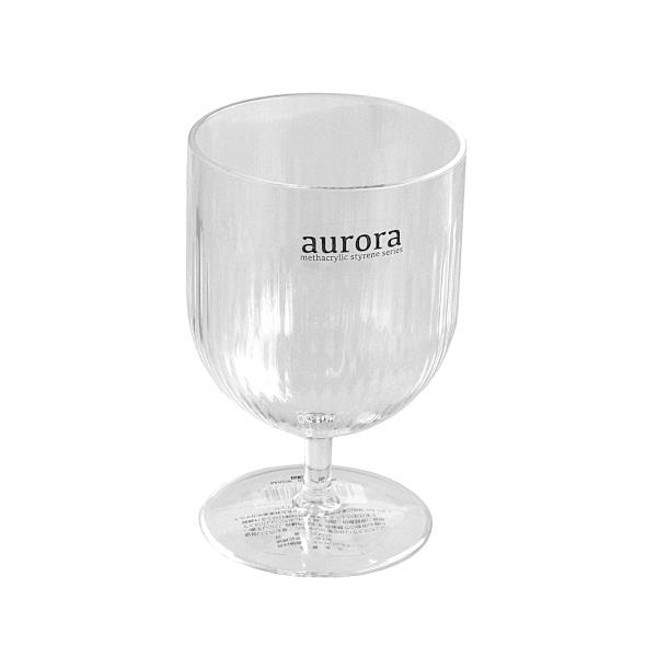 ステムグラス オーロラ MS製 クリア 容量300ml (100円ショップ）