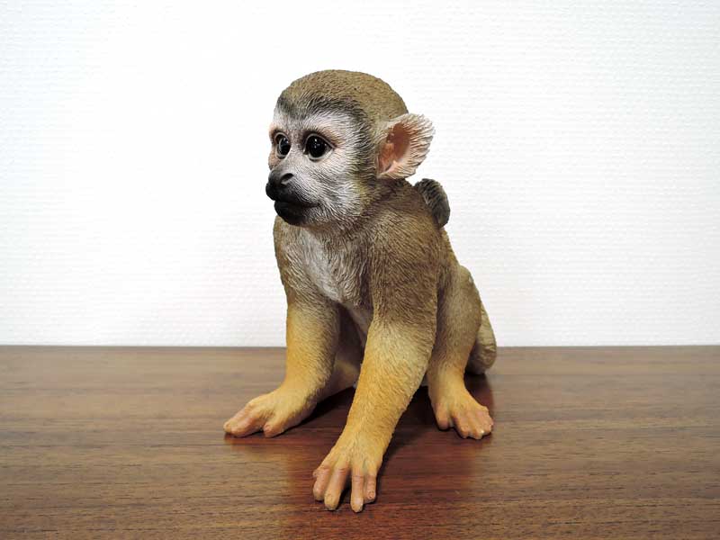 リスザル コインバンク 猿の置物 さる サルの置物 オブジェ 置物 貯金箱 リアル アニマル 動物 おしゃれ かわいい インテリア ペット クラシック アジアン Educaps Com Br