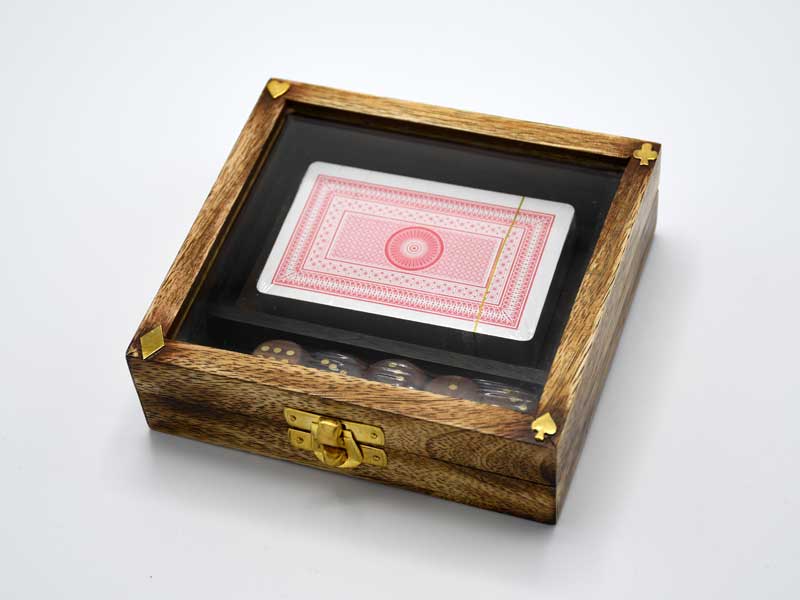 楽天市場】本型 トランプ柄 小物入れ 4個セット アンティーク調