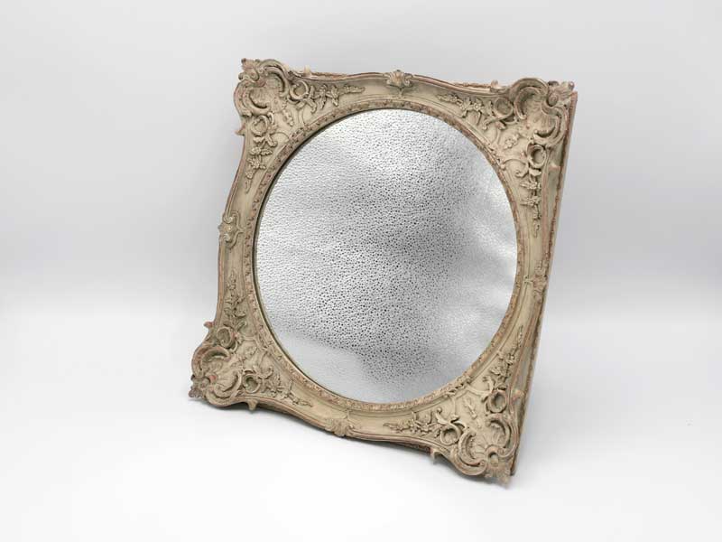 楽天市場】アイアン スタンドミラー L 鏡 ミラー 卓上 卓上ミラー