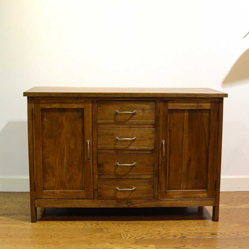 楽天市場】サイドボード チーク 無垢 150 アジアン 北欧 木製