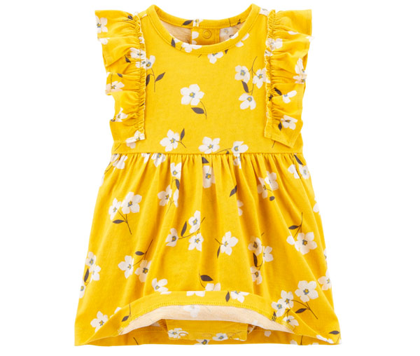 carters yellow floral dress