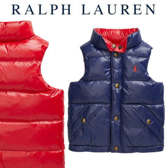 コート ジャケット スペシャルオファ ダウンベスト あす楽対応 ベビー Lauren リバーシブル ラルフローレン Ralph 出産祝い 防寒 女の子 男の子 赤ちゃん Beachsidecliniccr Com