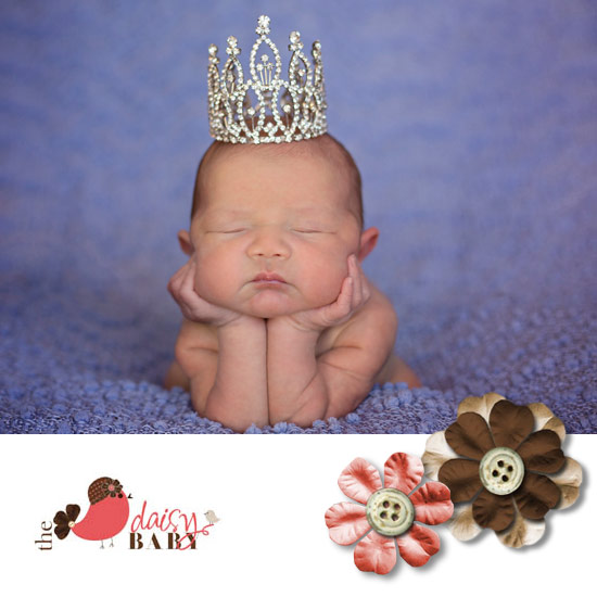 楽天市場】デイジーベビー【The Daisy Baby】重量感のある王冠ティアラ