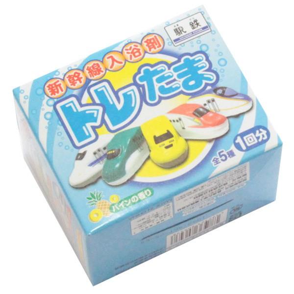 楽天市場】新幹線 入浴剤 トレたま パインの香り 全5種 キャラクター