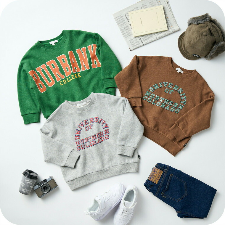 楽天市場】カラバリグラフィックトレーナー /男の子 女の子 ユニ