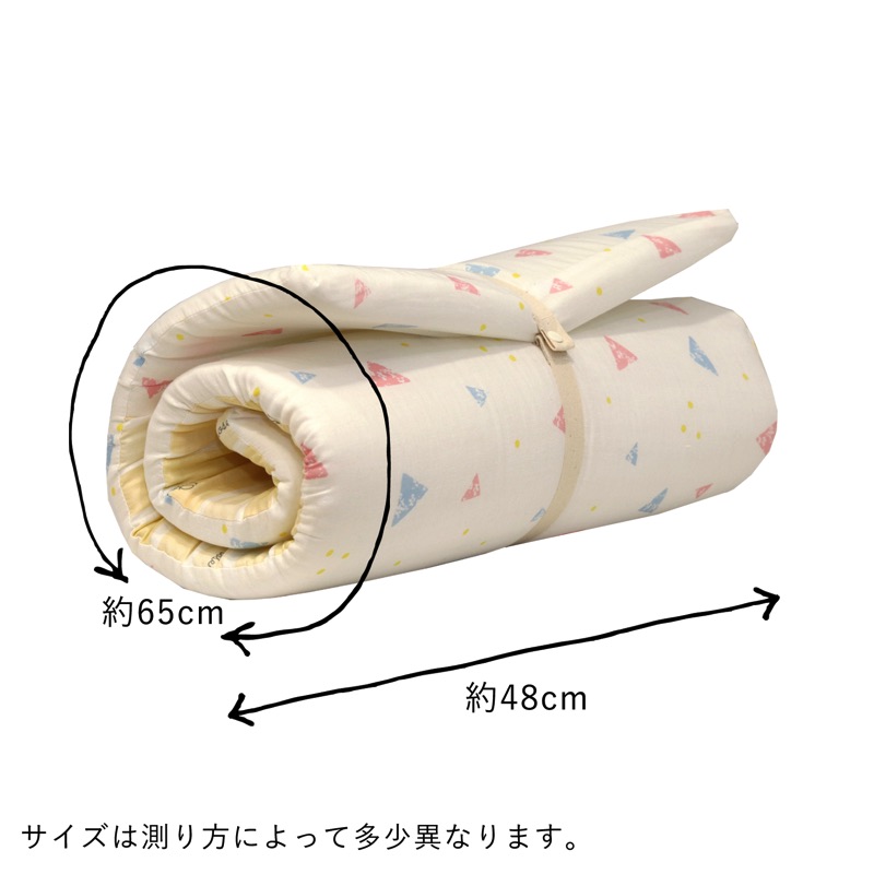 【楽天市場】【39ショップ送料無料】【クーポン】お昼寝マット ベビー用 丸めてコンパクトに 100×48cm 日本製 サンデシカ：ベビーコンシャス