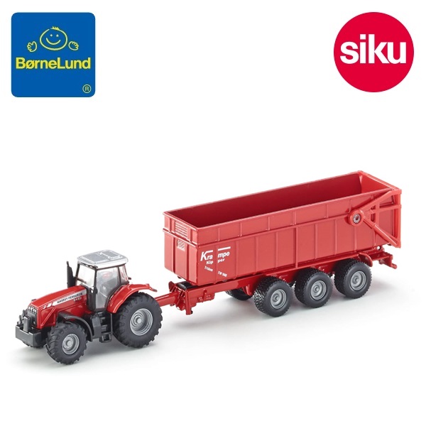 楽天市場】ボーネルンド JCBトラクター ティッパートレーラー付き