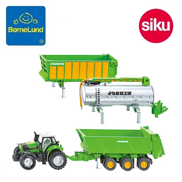 楽天市場】ボーネルンド JCBトラクター ティッパートレーラー付き