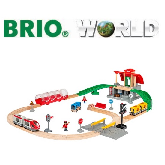【ラッピング無料】BRIO セントラルステーションセット 33989 ブリオ【北海道・沖縄及び離島送りとどける不可】