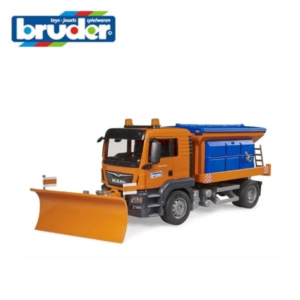 クーポン配布中 Bruder（ブルーダー） MAN TGS 除雪車 BR03785 ドイツ製 工事現場で働く車 【北海道・沖縄及び離島発送不可】