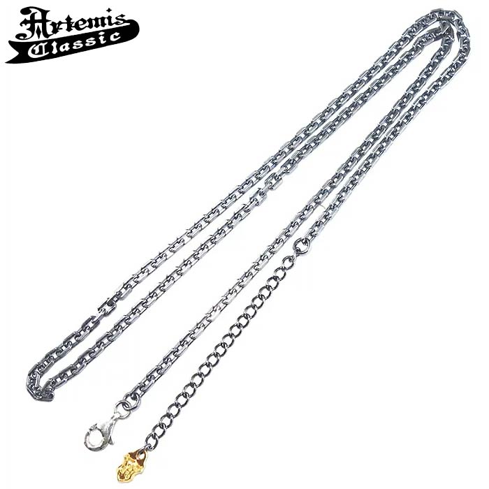 【ポイント2倍!マラソン期間中】 アルテミスクラシック Artemis Classic 4面カット あずき シルバー チェーン 3mm ACCN0071