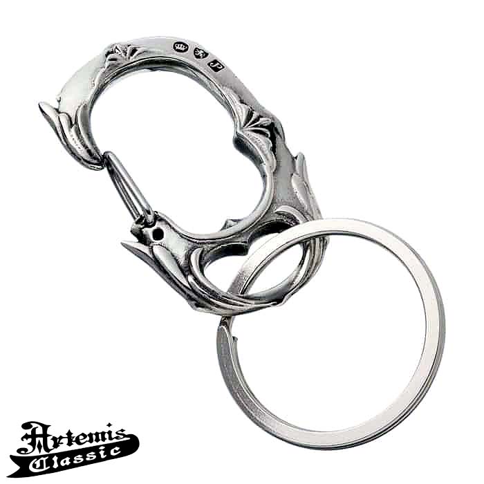【21日までポイント5倍！】 アルテミスクラシック ArtemisClassic バロック カラビナ 洋白 キーリング SV925 スターリングシルバー ACK0057 楽天市場】アルテミスクラシック ArtemisClassic バロック カラビナ 洋