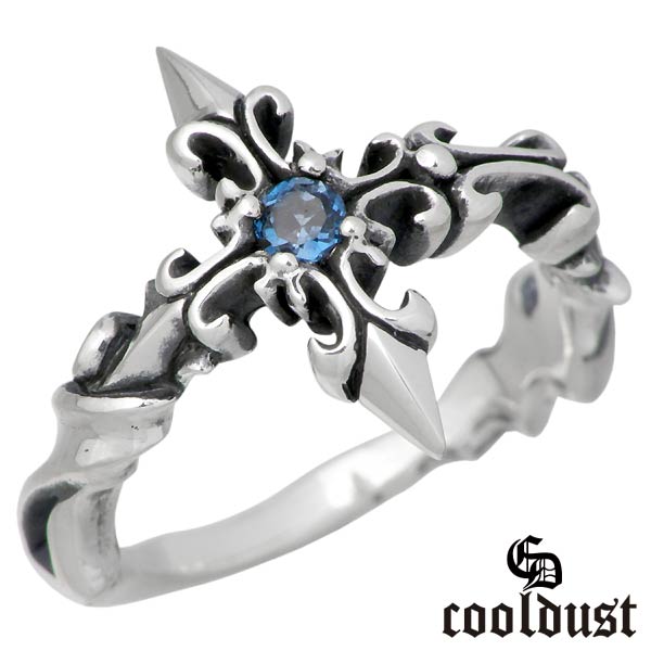 【ポイント2倍！12日まで！】 クールダスト cooldust FUNKOUTS シスル クロス シルバー リング 指輪 アクセサリー 花 カラーストーン シルバー925 スターリングシルバー FCR-062