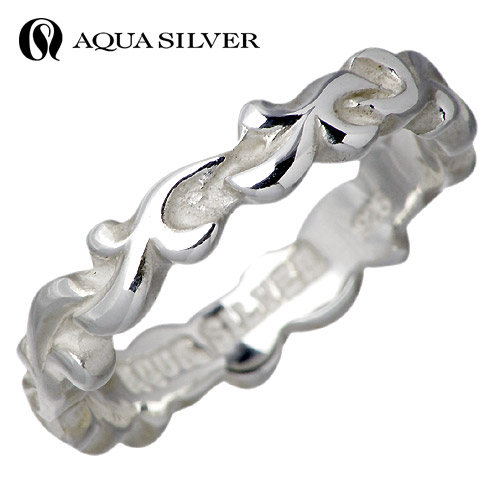 AQUA SILVER アクアシルバー 銀 925 リング 約18号 唐草模様 AQUA SILVER アクアシルバー 銀 925 リング 約18号 唐草模様