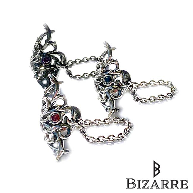 ビザール BIZARRE シークレット ガーデン 薔薇 シルバー イヤーカフ レディース メンズ イヤカフ 1個売り 片耳用 シルバー925 アクセサリー ブランド プレゼント 人気 SEE011｜Baby・Sies（ベイビー・シーズ）