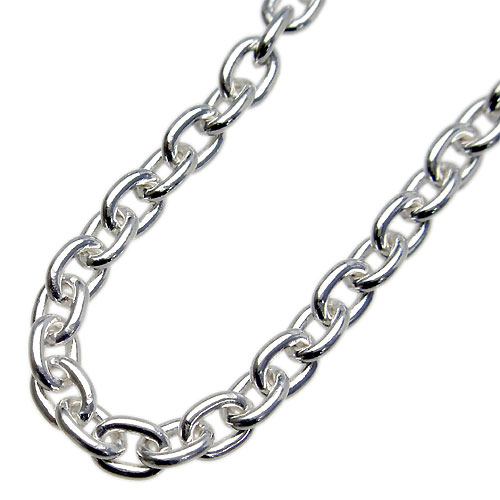 ネックレスチェーン レディース シルバー925 あづき シルバー ジュエリー チェーン幅3.4mm 45cm シルバー ジュエリー 替チェーン 925 スターリングシルバー CL100-45