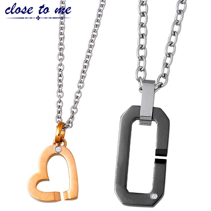 お歳暮 クロストゥーミー Close To Me ステンレス ペア ネックレス アクセサリー キュービック 金属アレルギー対応 Sn11 033 034 P 正規店仕入れの Www Bluewaterhomecare Com