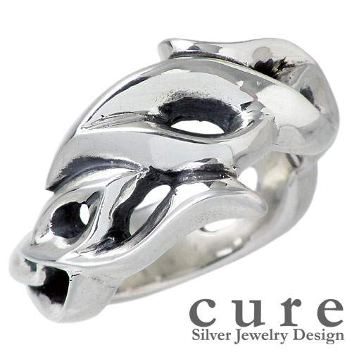 【ポイント2倍！マラソン期間中】 キュア cure ワン フロー シルバー リング 指輪 アクセサリー シルバー925 スターリングシルバー CU-RI-013