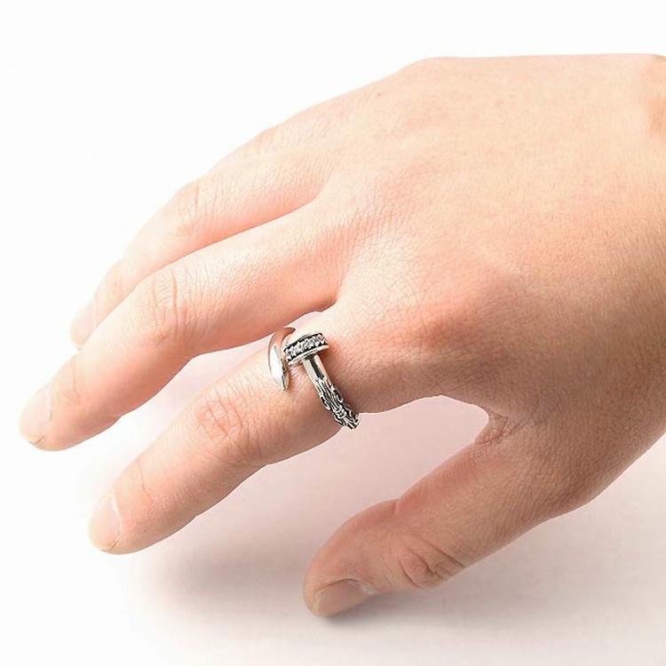 ディールデザイン Deal Design シルバー リング 指輪 ゲート ネイル メンズ 5 23号 Painfreepainrelief Com