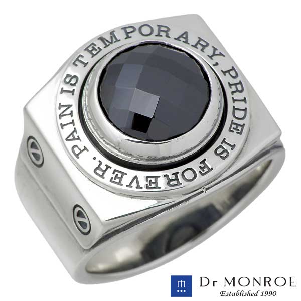 【ポイント2倍！マラソン期間中】 ドクターモンロー Dr MONROE シルバー リング キュービック メッセージ 一粒 指輪 アクセサリー 13～23号 シルバー925 スターリングシルバー FC-137SE-SV