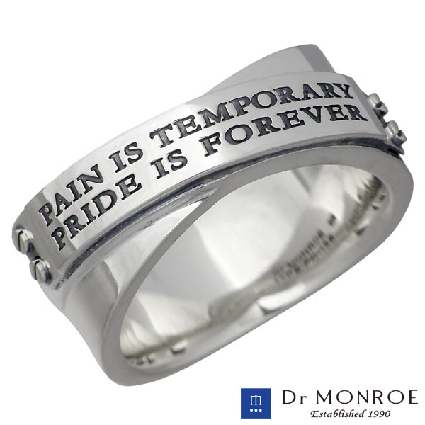 【ポイント2倍!マラソン終了まで】 ドクターモンロー Dr MONROE シルバー リング メンズ メッセージ 指輪 アクセサリー 7~23号 シルバー925 スターリングシルバー FC-138-SV|Baby・Sies(ベイビー・シーズ)