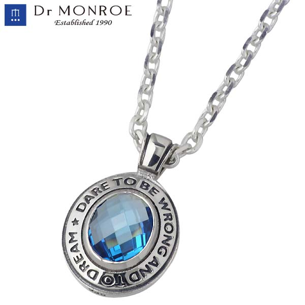 【ポイント2倍!マラソン終了まで】 ドクターモンロー Dr MONROE シルバー ネックレス アクセサリー メンズ カラーキュービック メッセージ 一粒 シルバー925 スターリングシルバー FC-217-SV|Baby・Sies(ベイビー・シーズ)