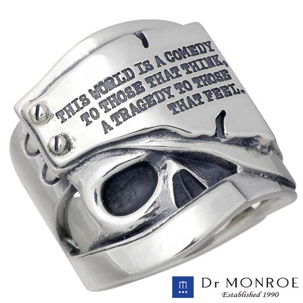 ドクターモンロー Dr MONROE シルバーアクセサリー リング ジュエリー メンズ シルバー925 シルバーアクセ シルバー リング スカル ドクロ 指輪 アクセサリー 13～23号 スターリングシルバー FC-246-SV silver925｜Baby・Sies（ベイビー・シーズ）