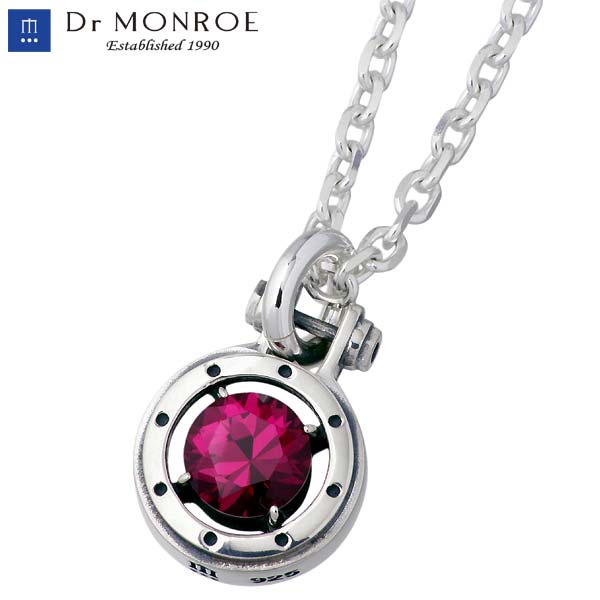 【ポイント2倍!マラソン終了まで】 ドクターモンロー Dr MONROE シルバー ネックレス アクセサリー メンズ ストーン 一粒 シルバー925 スターリングシルバー FC-257-SV|Baby・Sies(ベイビー・シーズ)