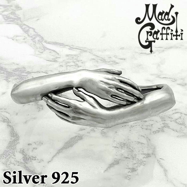 マッドグラフィティ Mad Graffiti シルバー バングル アフェクション M メンズ シルバー925 アクセサリー 手 ハンド ブレスレット MG-BG-0010