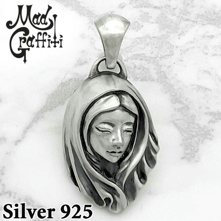 マッドグラフィティ Mad Graffiti シルバー ペンダントトップ バージンマリー S メンズ シルバー925 アクセサリー MG-P-0041