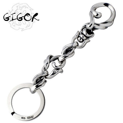 楽天市場 ジゴロウ Gigor ティグル シルバー キーチェーン キーホルダー シルバー925 スターリングシルバー No 244 シルバー アクセサリーbaby Sies