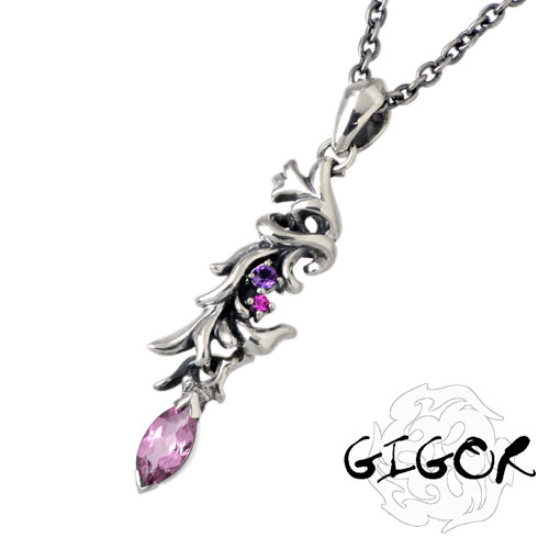 メーカー包装済 ジゴロウ Gigor フォードル シルバー ネックレス アクセサリー 合成ピンクサファイア シルバー925 スターリングシルバー No 227gpsa 即日出荷 Www Olicitante Com Br