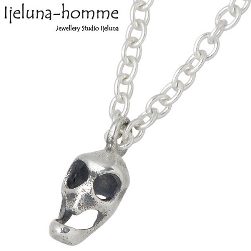 【ポイント2倍!マラソン終了まで】 アイジェルナ オム Ijeluna-homme マッチ棒 スカル シルバー ネックレス アクセサリー チェーン付き シルバー925 スターリングシルバー AT-024N|Baby・Sies(ベイビー・シーズ)