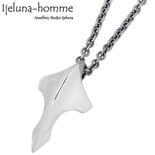 【ポイント2倍！マラソン期間中】 アイジェルナ オム Ijeluna-homme アビス シルバー ネックレス アクセサリー チェーン付き シルバー925 スターリングシルバー AT-077N 24,992円